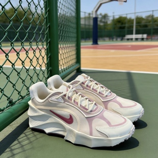 Nike耐克Aura Edge运动休闲鞋透气低帮圆头厚底抓地HQ7025-100
