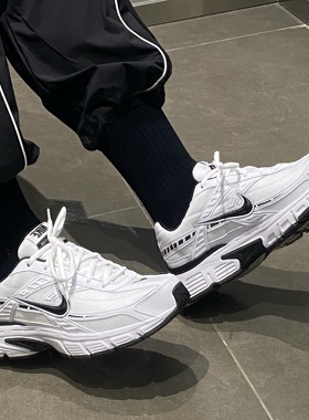 耐克NIKE Initiator 金属银色黑白色男女复古老爹鞋跑步鞋 394055
