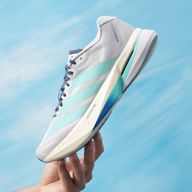 Adidas阿迪达斯Adizero Boston 13 防滑耐磨 轻便透气 跑鞋