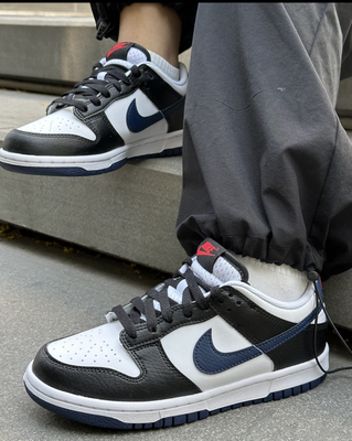 耐克/Nike Dunk Low 舒适经典黑白百搭透气运动休闲鞋 HJ9202-001