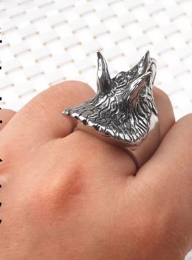 武器钛钢犀牛男士女款防狼扳指