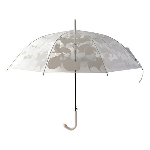 出口日本外贸白猫名师长手柄雨伞