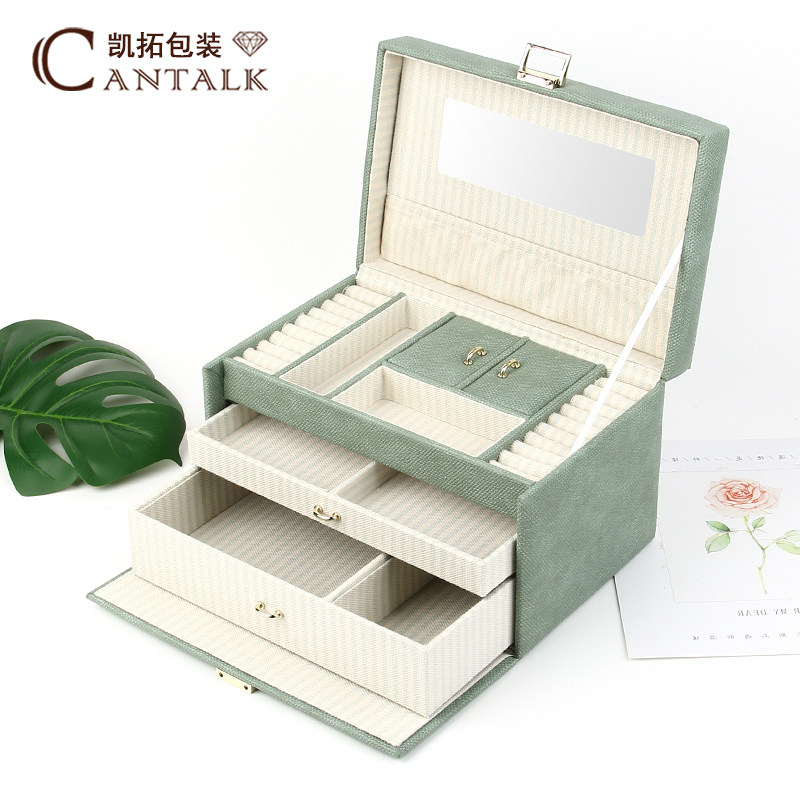 多功能大容量首饰盒女公主欧式韩国珠宝饰品收纳盒结婚生日礼物在类目 饰品/流行首饰/时尚饰品新, 首饰收纳, 首饰盒中 - 来自Buy2taobao.com提供专业的淘宝代购服务