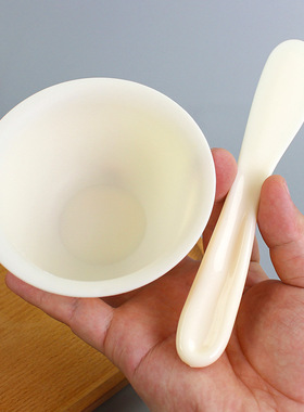 平口面膜碗软碗软胶美容美发碗柔软小碗化妆水疗工具面膜工具