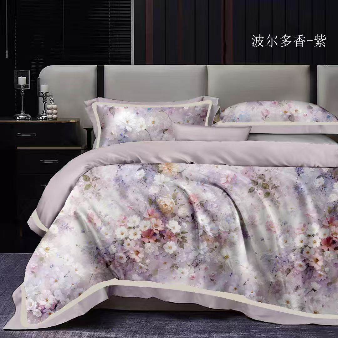 【莱野家居】2025款高奢舒适凉爽透气大厂下架高奢品牌四件套