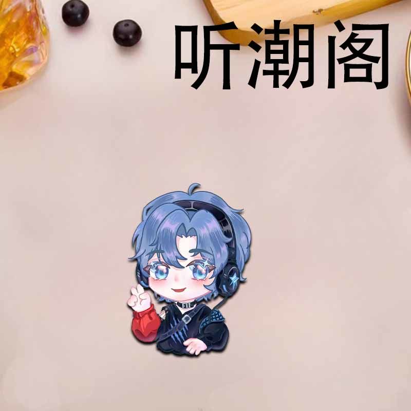 听潮阁周边可爱胸针崔十八桥鹤感官青山卡通别针学生书包挂件礼物