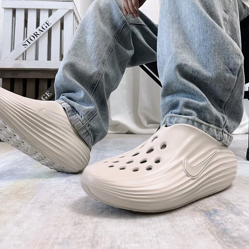 耐克/Nike ReactX Reiuven8 舒适百搭洞洞鞋男款浅金棕HV5060-100