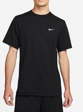 Nike/耐克Dri-FitSS23运动透气休闲圆领短袖男款黑色DV9840-010