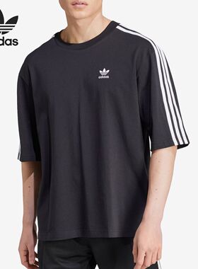Adidas/阿迪达斯 三叶草夏季舒适运动纯棉短袖T恤男女同款IZ1832