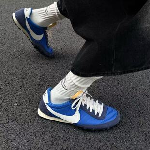 Nike/耐克WaffleRacer舒适贴合低帮生活休闲鞋男款蓝白IM8658-401