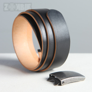 德国进口德军原品户外复古头层牛皮铜卡扣真皮战术内腰作训皮裤 带