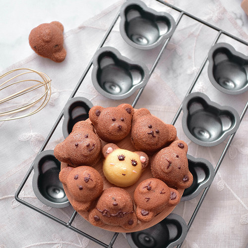 网红小熊玛德琳烘焙模具现货闪发