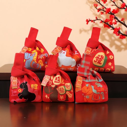 马年手提针织包伴手礼品袋吉祥
