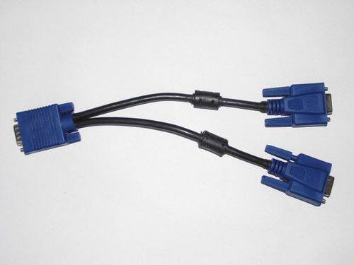 vga线 3+6线 1分2线 一分二 vga 分配线 转换线 转接头 延长线