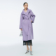 柔光紫 婉甸2025年冬季 新品 奶油白双面呢大衣1244C02GS4