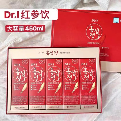 韩国DR.I蒂玛艾尔十珍红参饮红参口服液浓缩滋补男女老人