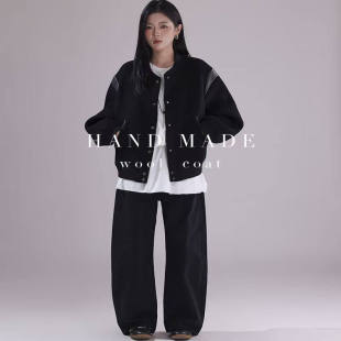 韩国羊毛短款 女装 卫衣819 通勤新款 卫衣 圆领有内衬休闲时尚 特价