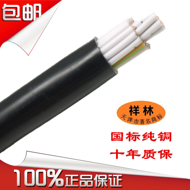 国标护套线津远华纯铜ZCRVV