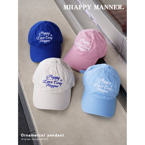 原创纯棉软顶鸭舌帽棒球帽