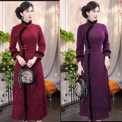 2025新中式改良气质长款旗袍