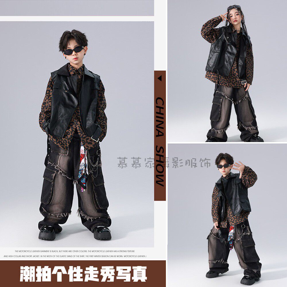 12岁大童成人礼模卡影楼写真服装