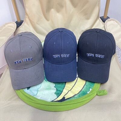 NEWYORK字母刺绣硬顶棒球帽