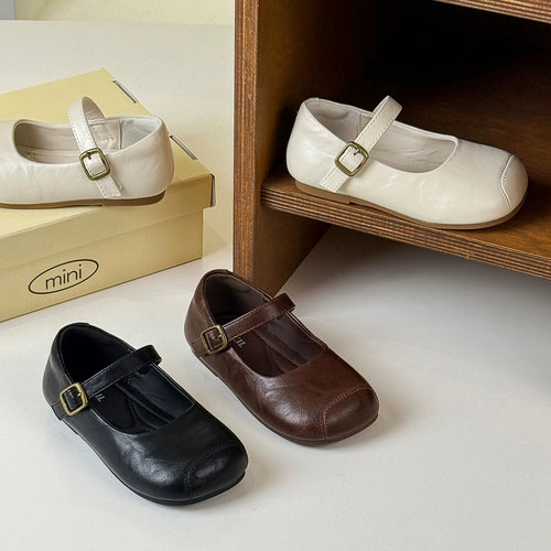 正品儿童小皮鞋真皮女童公主单鞋