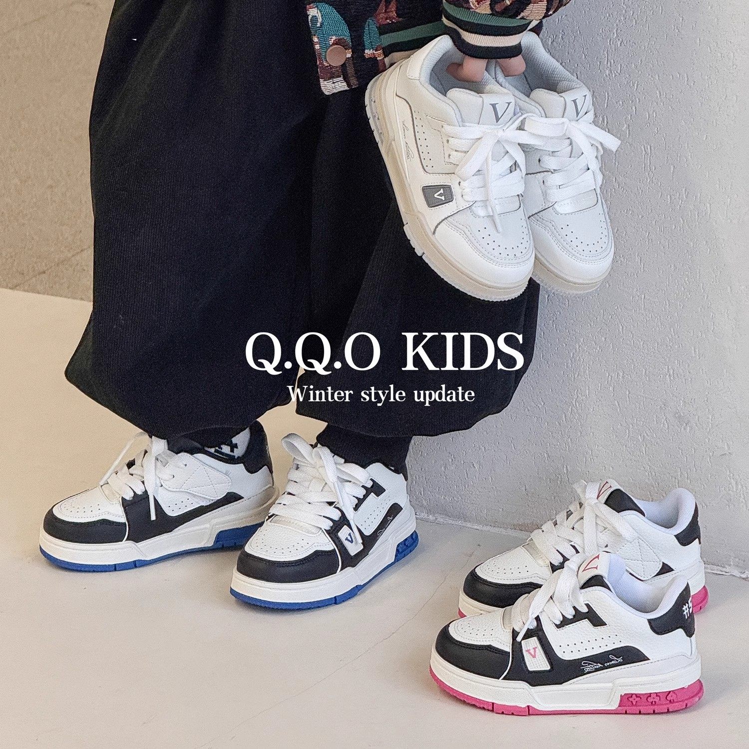 儿童板鞋男童鞋子2025春季新款女童时尚小白鞋韩版中大童运动鞋潮,童鞋/婴儿鞋/亲子鞋,板鞋,淘宝优惠券,粉丝福利购,淘宝优惠卷