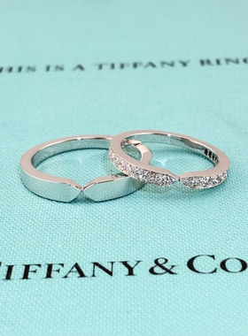 情侣对戒 天然真钻定婚结婚钻戒来图定制18k14k9k铂金 培育钻排戒