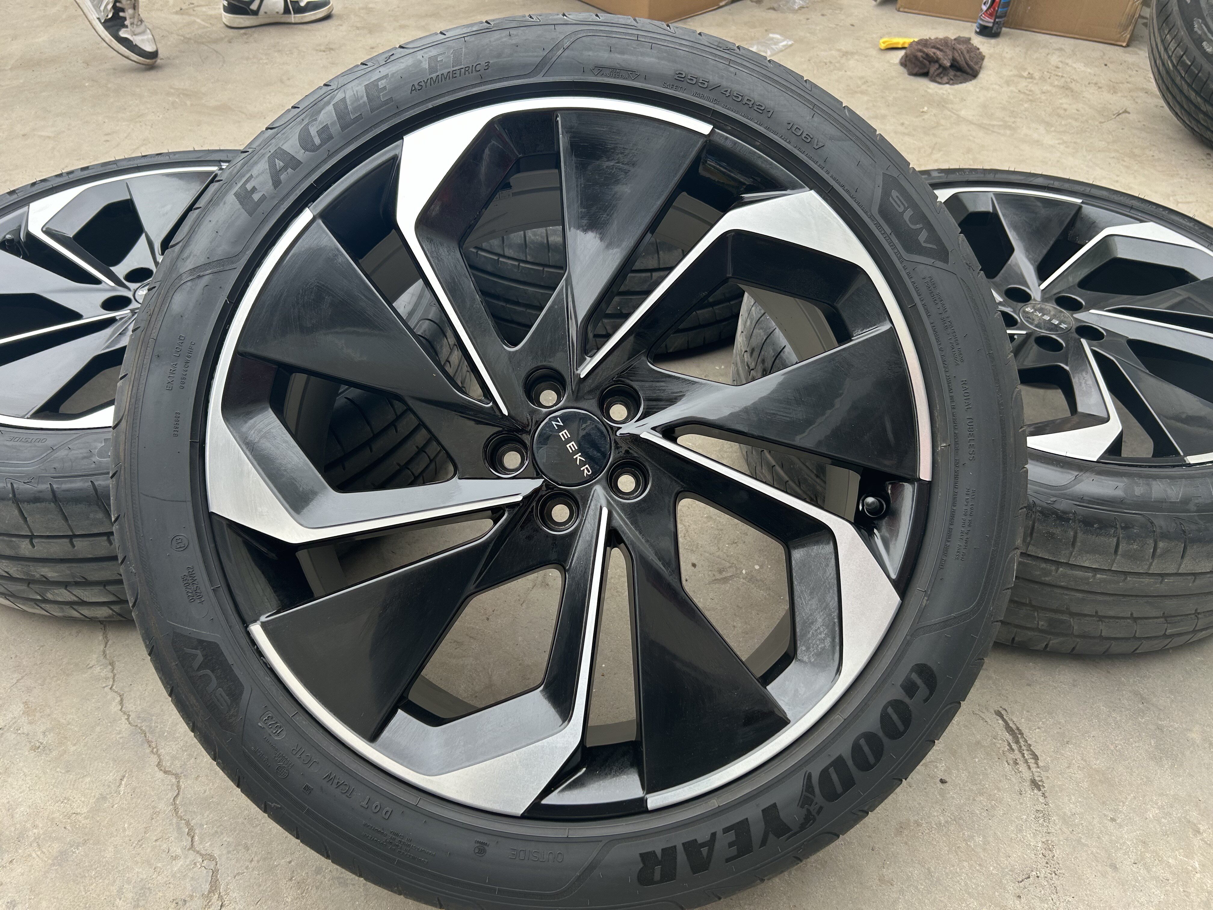 适用21寸极氪001沃尔沃xc60原厂拆轮毂吉利林肯XC60 V90原厂原装