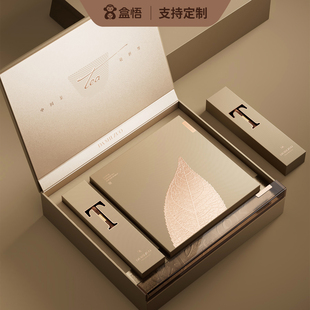 2026春节新款 普洱福鼎白茶茶饼收纳盒357g寿眉空礼盒定制 茶饼包装