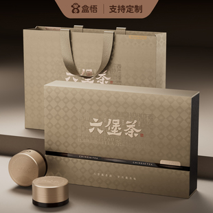 高档六堡茶专用茶叶包装盒6/12小罐广西六堡茶密封罐空礼盒定制