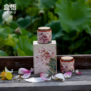 新款茶叶包装盒红茶绿茶密封储存罐白茶散茶通用空礼盒伴手礼定制