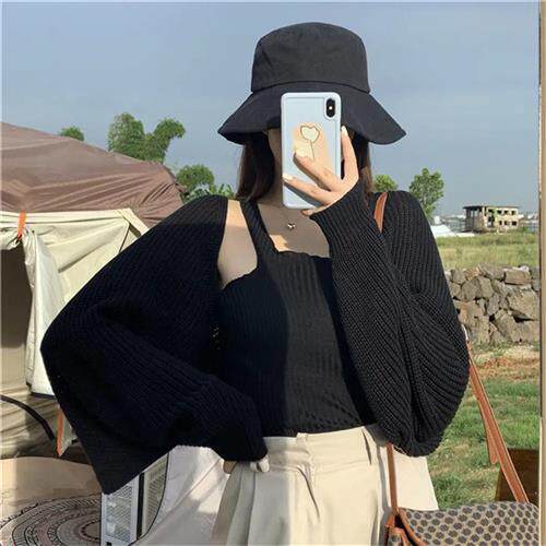 少女心粉色打底小背心女内搭外穿设计感小众无袖短款漏肩背心衣