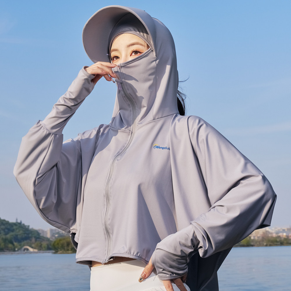 冰丝防晒衣女士长袖薄款防紫外线防蜂衣/防蜂帽/马蜂