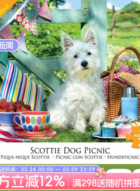 Eurographics 加拿大进口拼图成人益智拼图苏格兰小狗 500片