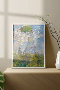 现货新品密匙拼图成年人 莫奈 撑阳伞的女人1000片新款益智高难度