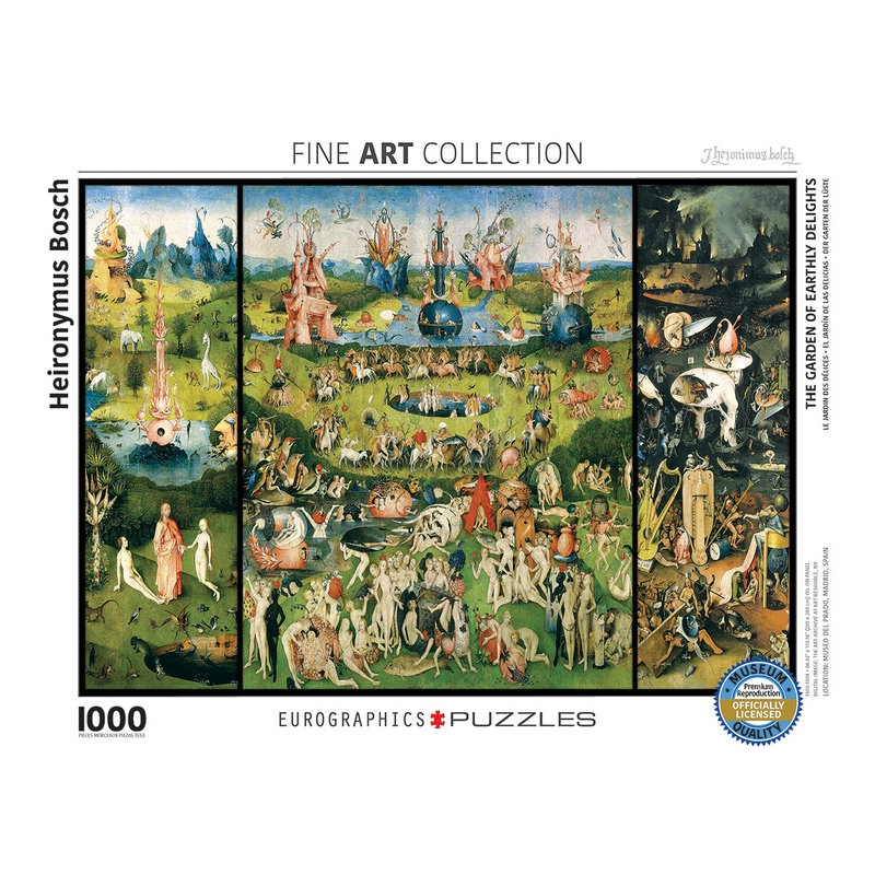 Eurographics 加拿大进口拼图成人拼图木栅慕夏:四季 1000片 玩具