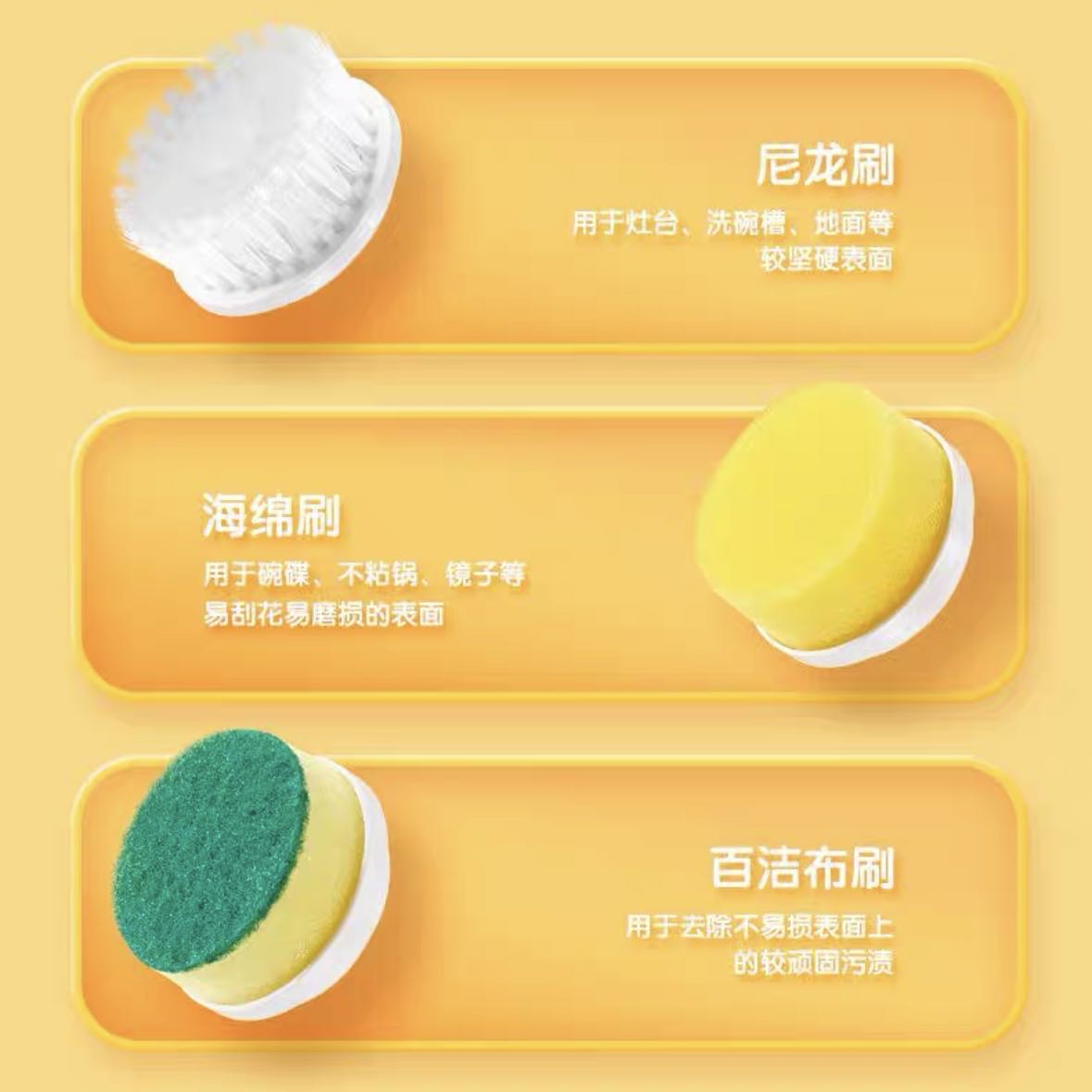 电动清洁刷【备用刷头】