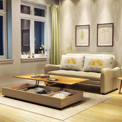 折叠沙发床两用多功能客厅简约现代小户型双人储物抖音同款1.5米