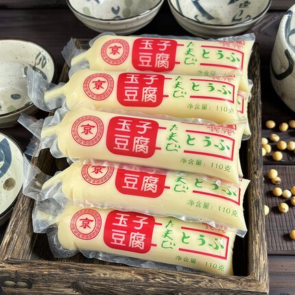 日本玉子豆腐110g*10支红烧铁板鸡蛋豆腐新鲜嫩滑麻辣烫火锅包邮