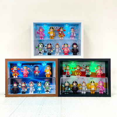 泡泡玛特盲盒收纳盒MEGA SPACEMOLLY100%周年系列4 2A-3展示相框