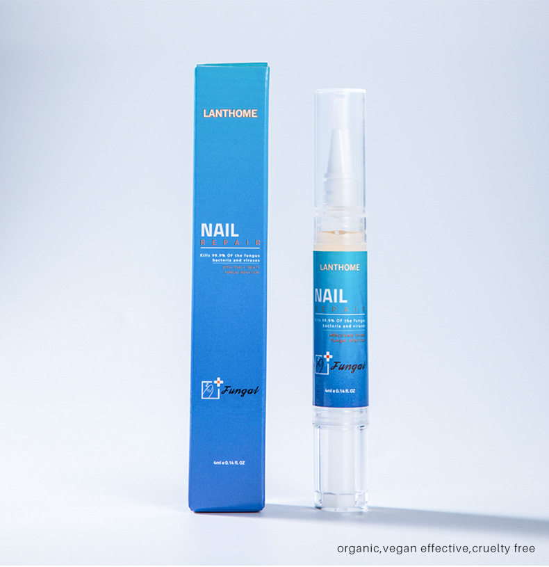 跨境现货LantHome指甲笔去死皮倒刺净软甲仰菌灰指甲足部护理液