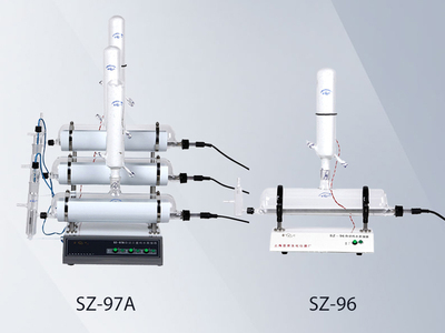 上海亚荣SZ-93/96/97自动双重蒸馏水器实验室提纯分离纯水蒸馏机