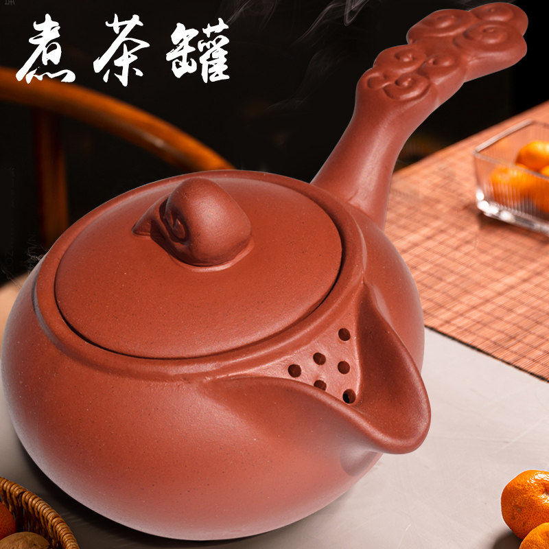 新款甘肃罐罐茶土陶明火煮茶罐子大容量烧水壶泡炖茶耐高温茶具