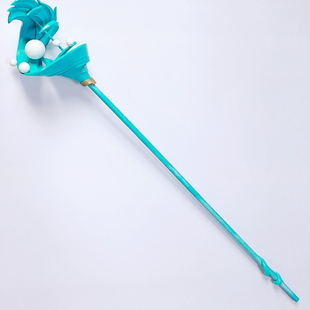 王者荣耀瑶山海碧波行权杖cosplay道具武器手持物cos手杖服装配饰