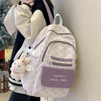 香港I.Tgreg新款小清新书包女初中高中大学生双肩包女大容量背包