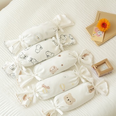 决明子糖果枕婴儿圆柱安抚枕头