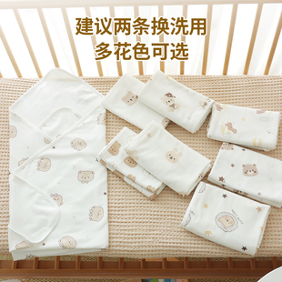 婴儿包单0-12月纯棉a类新生儿薄包巾初生宝宝产房襁褓防惊跳裹布