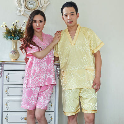 富贵花汗蒸服浴服浴衣桑拿服洗浴服足疗服按摩服酒店男妇浴衣养生